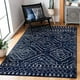 thumbnail image 1 of Bohemian Carpet for Living Room Decoration Navy Blue Ethnic Rug Bedroom Bedside Area Rugs Machine Washable Non-slip Floor Mat My Lux Decor Round, 1 of 6