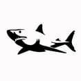 thumbnail image 4 of Walbest Motorcycles PET Self-adhesive Cool Shark Reflective Car Stickers Decal Decor Universal, 4 of 5