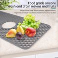 thumbnail image 7 of Silicone Sink Protector for Kitchen,Sink Protector Grid for Bottom of Center Drain Sink,Non- Heat Resistant Liner for Farmhouse Porcelain Sink, 7 of 7