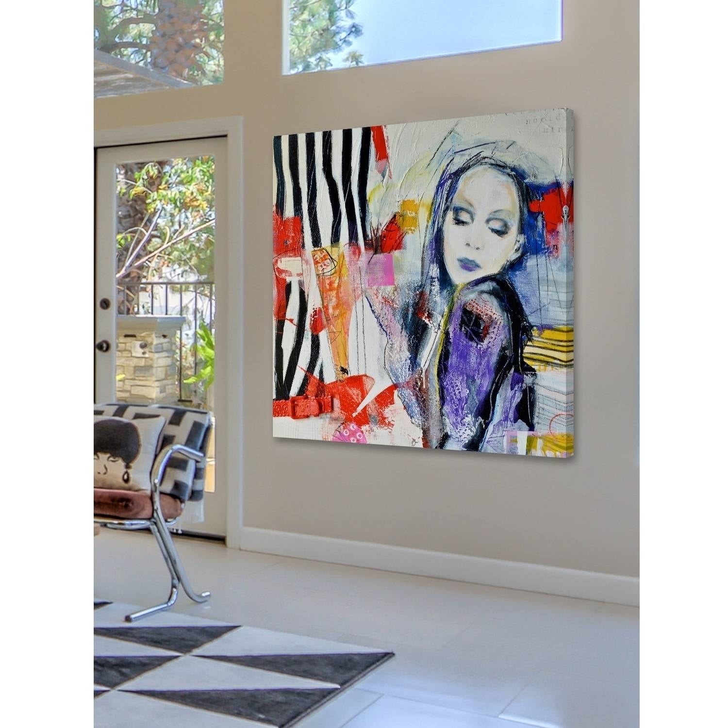 "Upside down Inside Out" Painting Print on Wrapped Canvas