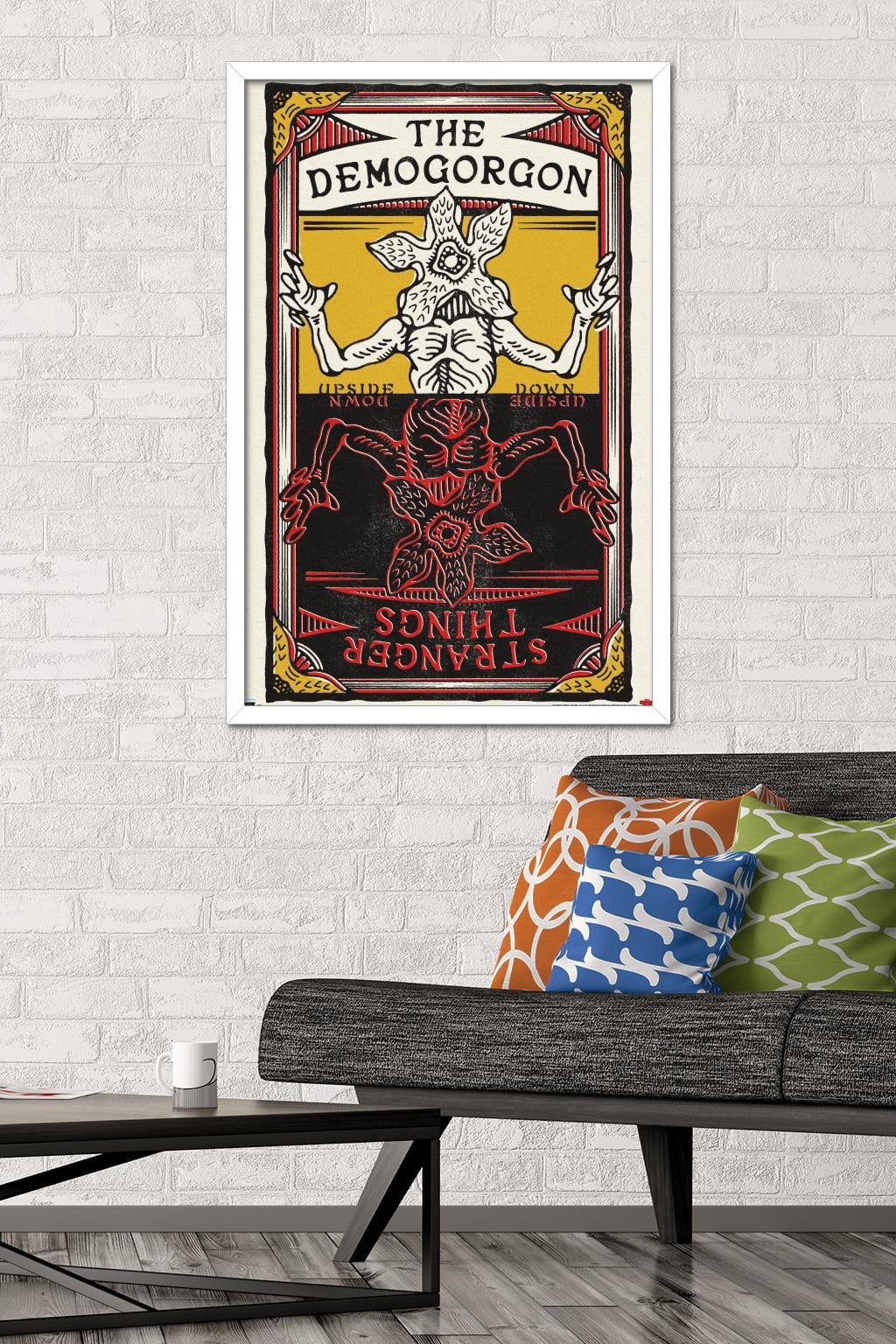 Netflix Stranger Things: Season 4 - Demogorgon Card Wall Poster, 22.375" x 34" Framed