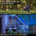 thumbnail image 2 of Guirnalda de luces solares Suddus 20 m, azul, paquete de 2, 100 LED, 2 of 9