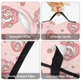 thumbnail image 6 of Strawberry and Girl Pink Pattern Teens Toddler Nap Mat with Pillow, Sleeping Mat Bag for Preschool Daycare 50"x20", 6 of 6