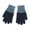 Navy, variant on Xfvqtps Full Finger Gloves Touchscreen Winter Warm Gloves Knit Color Blocking Stretchy Extended Mittens for Women Navy