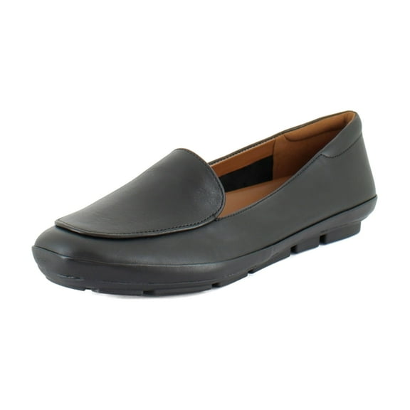 Naturalizer Bashful Women's Loafers & Slip-Ons Black Leather Size 11 W