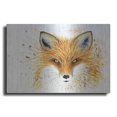 thumbnail image 1 of Luxe Metal Art 'Fox Fire' by Michelle Faber, Metal Wall Art, 16"x12", 1 of 7