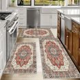 thumbnail image 6 of Farmhouse Kitchen Rugs Set 3 Piece, Boho Kitchen Mats for Floor, Non-Slip Kitchen Rug Waterproof Mats for Kitchen, Runner Rugs for Hallway Laundry Holiday Sink Decor, 6 of 12