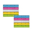 thumbnail image 2 of 8 Inch Transparent Color Plastic Ruler Inches Metric Measuring Tool, 2 of 5