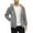 #Gray, variant on DPTALR George Men's Zip Up Sherpa Lined Hoodies,Thick Fleece Heavyweight Jacket,Windproof Thermal Zipper Sweatshirt,Dark Blue,Big and Tall Men L