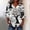 A23 Gray, variant on JOANKDMI Women's Cute Pumpkin Pattern T Shirts V Neck Blouse Button Down Bell Sleeve Tunic Top for Trick-or-Treat Halloween Party Casual Fall Festive Holiday Outfit