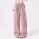 thumbnail image 5 of Pantalones de paracaídas para mujer, Y2k Cargo Pantalones holgados con cordón de talle alto y pierna recta Athlitic Jogger Streetwear, 5 of 5
