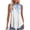 White, variant on Womens Tank Tops Plus Size under $5 Sleeveless Round Neck Printed Pullover Casual Tank White M
