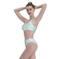 thumbnail image 6 of Picia Playing Rabbit Women's High Waisted Bikini Scoop Neck Swimsuit Two Pieces Bathing Suit-Large, 6 of 8