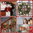 thumbnail image 5 of 24 Pcs Velvet Bows for Christmas Tree, Elegant Khaki Christmas Tree Bows, 5”x7” Pre-Tied Velvet Ornaments for Wreaths Garland Gifts Holiday Décor, Brown Ribbon Bows for Xmas(3/8”), 5 of 10