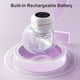 thumbnail image 4 of Sacaleches eléctrico Bomba de mama portátil Manos libres 3 modos 9 niveles de aspiración bajo ruido con pestaña de silicona de 26 mm Capacidad de almacenamiento de 150 ml para la lactancia materna Abanopi  Sacaleches eléctrico, 4 of 7