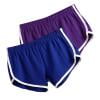 thumbnail image 3 of FNFYFH Womens Athletic Shorts 2 Piece Lounging Shorts 5-7 in Inseam，Purple L, 3 of 3