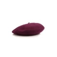 thumbnail image 2 of Sakkas Classic Wool Warm Thick Fashion French Beret - Purple/One Size, 2 of 2