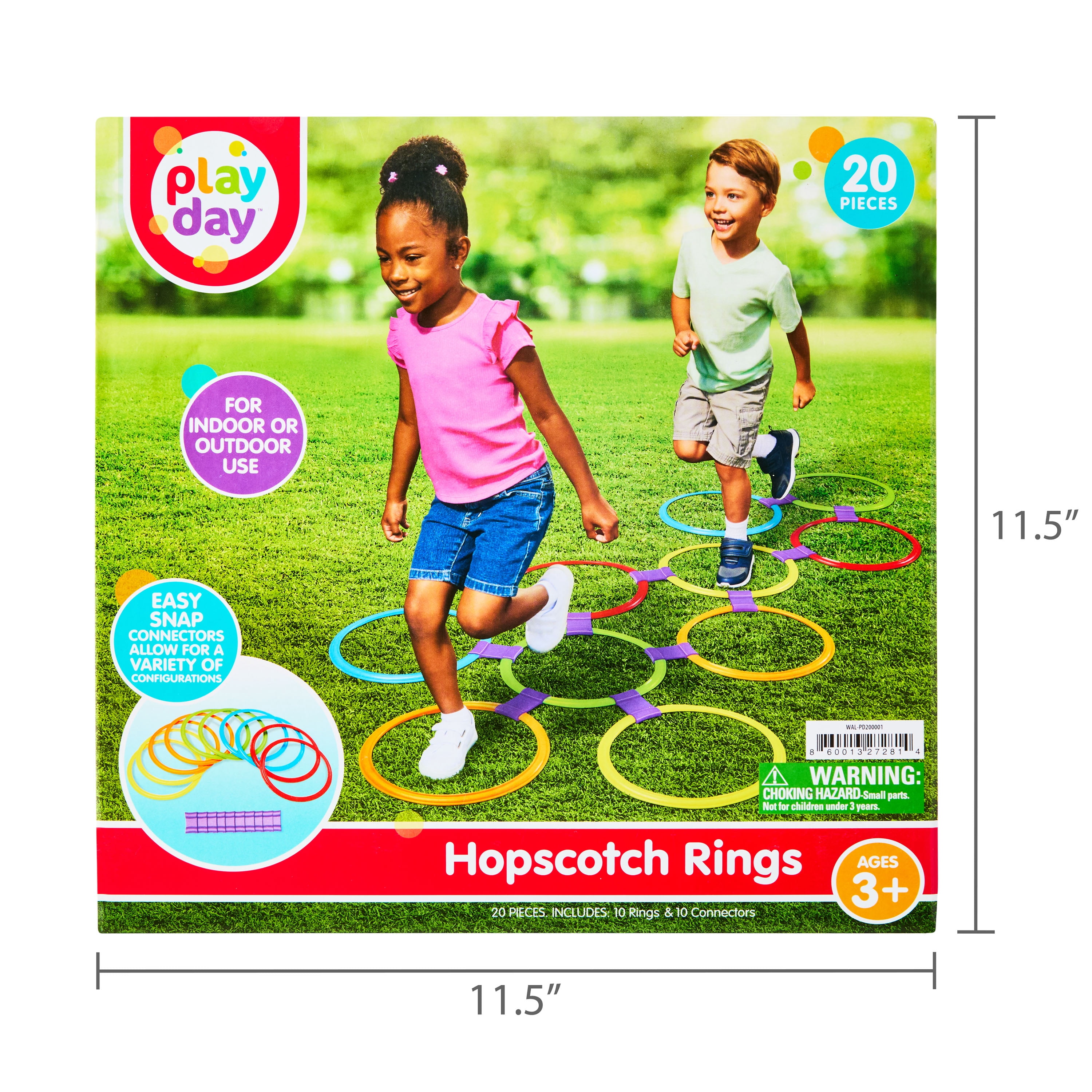 Play Day Hopscotch Rings, 20 Pieces