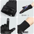 thumbnail image 3 of Guantes de gamuza para hombre y mujer, para pesca en otoño e invierno, además de guantes de terciopelo cálidos para ciclismo y conducción de motocicletas, 3 of 4