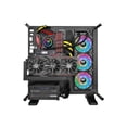 thumbnail image 3 of Thermaltake Floe DX 360 Triple Riing Duo Liquid Cooling All-in-One CPU Cooler - RGB Black, 3 of 5