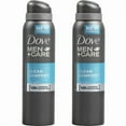 thumbnail image 2 of 2 Pack Dove Men + Care Clean Comfort Antiperspirant Deodorant Spray, 150ml, 2 of 2