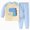 outfits001-Blue, variant on NOLDARES Baby Toddler Boys Outfits 2 Piece Printed Long Sleeve Pullover Top Thick Sweatpants Round Neck Casual Fall Clothes Set Size:6-12 M,Pink