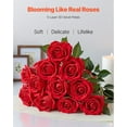thumbnail image 2 of VEVOR Artificial Flowers, 500 pcs Real Looking Red Foam Fake Roses Bulk, Faux Red Bridal Shower with Stems for DIY Wedding Bouquets, Home Centerpieces Arrangements, Party Tables Decorations, 2 of 9