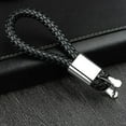 thumbnail image 6 of Naierhg KeyChain Faux Leather Original Design Zinc Alloy High-grade Hand Woven Car Key Ring for, 6 of 8