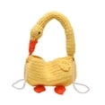 thumbnail image 3 of yuksok Goose Tote Bag Lightweight Pouch Trendy Novelty Cartoon Animal Crossbody Bag Yellow, 3 of 6