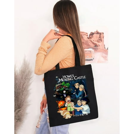 vintage The soft-style t-Bag  Howls Moving Castle Tote Bag Up to Up to -TH37249