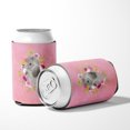 thumbnail image 5 of Grey Standard Poodle Pink Flowers Can or Bottle Hugger, 5 of 5