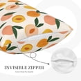 thumbnail image 3 of Fuzoiu Peach1 Print Fuzzy Pillowcases, Super Soft Pillow Case Cover with Zipper for Bedroom, Sofa, Couch,Cozy Pillow Shams for All Seasons-16"x24", 3 of 6