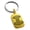 Gold, variant on Stainless Steel Thor's Hammer Mjolnir Knot Viking Norse Engraved Small Rectangle Dog Tag Charm Keychain Keyring
