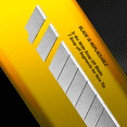 thumbnail image 3 of 20 Bulk Utility Knives Box Cutters Snap Off Blades Black, 3 of 9