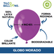 thumbnail image 3 of Globos morados de 9 pulgadas (100 pzas), 3 of 3