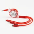 thumbnail image 3 of Cable de datos telescópico de uno a tres para línea de carga de teléfono móvil tres en uno Apple Android TYPEC, 3 of 6