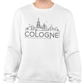 thumbnail image 2 of Skyline Cologne German Sweatshirt Unisex X-Large White, 2 of 5