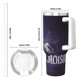 thumbnail image 5 of Vaso de hielo de 40 oz personalizado del equipo de fútbol Ravens Football con asa, vaso de agua con pajita de gran capacidad, vaso de agua para automóvil, vaso térmico de acero inoxidable, vaso de, 5 of 8