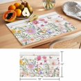 thumbnail image 6 of Colorful Daisy Placemats Set of 1, Dragonfly Butterfly Leaf Non-Slip Place Mats Washable Table Mats for Kitchen Dining Table Decorations Indoor/Outdoor, 6 of 9