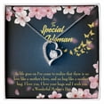 thumbnail image 1 of To Mom Love Your Hugs Forever Necklace w Message Card, 1 of 7