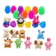 thumbnail image 5 of 12x huevos de Pascua llenos de mini rellenos de canasta de juguete de peluche de animales rellenos mini juego de peluches, 5 of 9