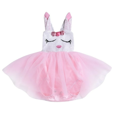 

Easter Rabbit Mesh Skirt Girls Birthday Outfit Party Costume Cosplay Dress Girls Skirts for Banquet Ball (Fit for 100cm Height)
