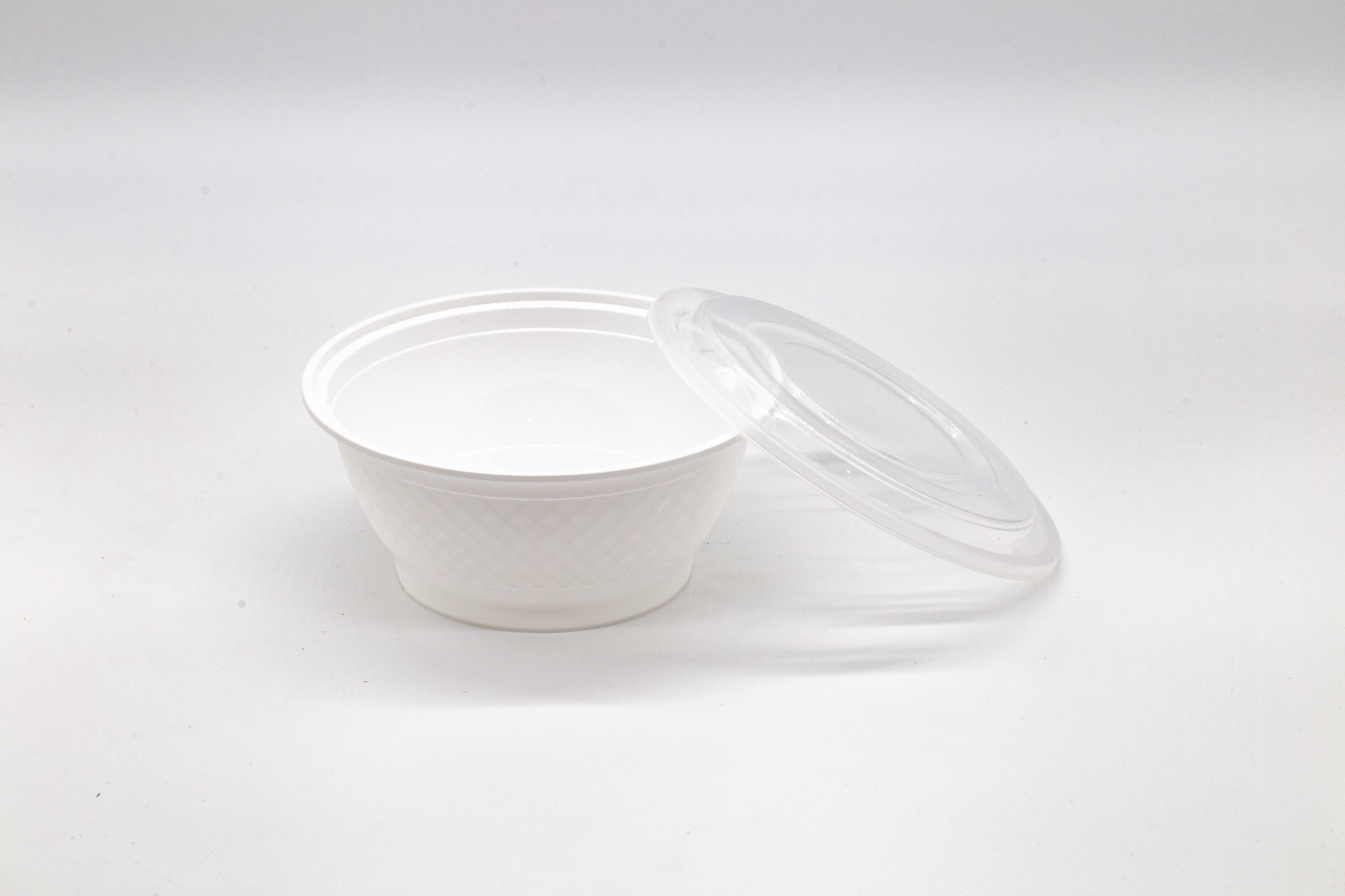 42oz White Togo PP Soup Cups Deli ramen B