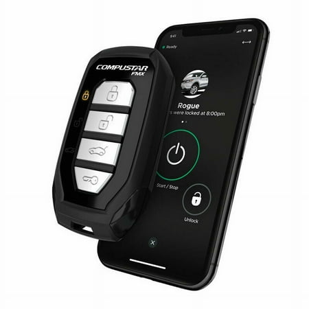 Compustar - 2-Way Upgrade Kit for Remote Start System with LTE Module - Black