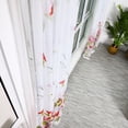thumbnail image 6 of Curtain Trees Sheer Tulle Window,Voile Drape Valance Fabric,Drapes for Bathroom & Bedroom & Living Room Curtains(100x200cm,Red), 6 of 9