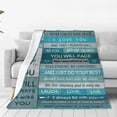 thumbnail image 2 of Granddaughter Gifts from Grandma/Grandpa,Gifts for Granddaughter,Graduation Gifts for Granddaughter,Granddaughter Gifts for Birthday Graduation Wedding Valentine Blanket All Season 50"x60", 2 of 6