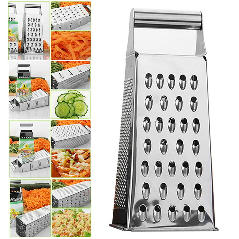 Foldable Stainless Steel Box Cheese Grater Handheld 2 Sided Ginger Shredder  Vegetable Fruit Ginger Cutter Kitchen Accessories - AliExpress