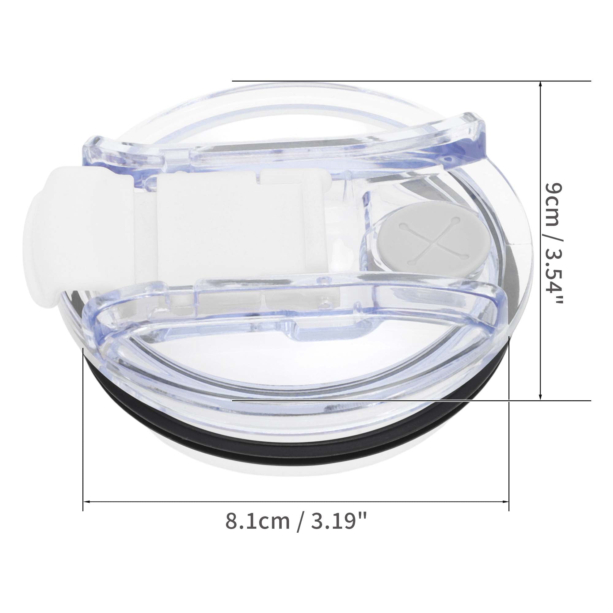 Unique Bargains 1 Pc Portable Tumbler Lid for Office Use Travel Purposes White