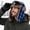Blue, variant on Men's Trapper Hat with Ear Flaps, Faux Fur Lined Plaid Heavyweight Windproof Winter Aviator Hat for Skiing Snow Sports Blue