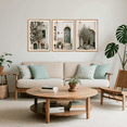 thumbnail image 3 of Large Vintage Italy City Landscape Framed Canvas Wall Art Set, Olive Green Tree Country Wall Decor, Modern Minimalist Countryside Villages Picture for Living Room,Bedroom,Office-16 x24 x3, 3 of 7